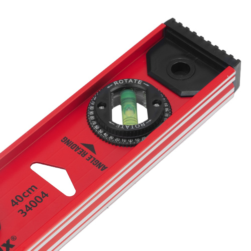 Уровень алюминиевый "Рельс", 400 мм, 3 глазка, усиленный Matrix по ценам производителя в Уфе с доставкой по всей России