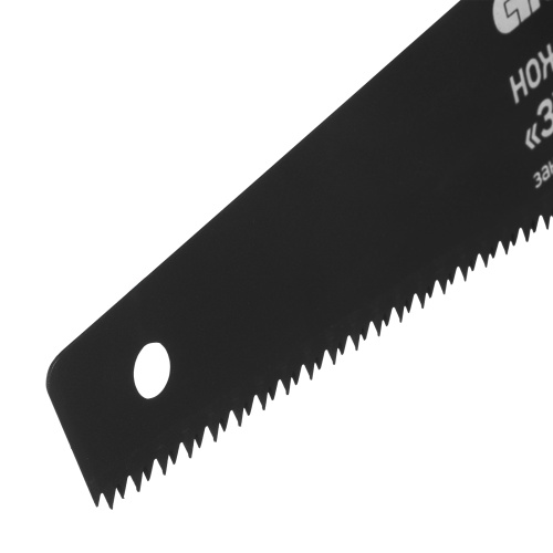 Ножовка по дереву "Зубец", 450 мм, 7-8 TPI, каленый зуб 2D, защитное покрытие, двухкомпонентная рукоятка Сибртех по ценам производителя в Уфе с доставкой по всей России