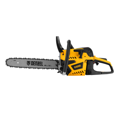 Пила цепная бензиновая DS-4516, шина 40 см, 45 см3, 2,5 л.с, шаг 0,325, паз 1,5 мм, 64 звена Denzel по ценам производителя в Уфе с доставкой по всей России