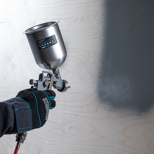 Краскораспылитель пневматический с верхним бачком V 0.6 л, сопло D 1.2, 1.5 и 1.8 мм Matrix по ценам производителя в Уфе с доставкой по всей России