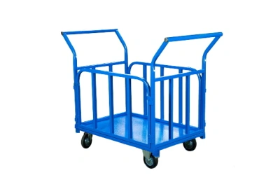 Тележка платформенная TOR ТП-Б (800х1400) с бортами и двумя ручками (колеса 160) купить в Москве с доставкой по всей России | ProtosMarket.ru