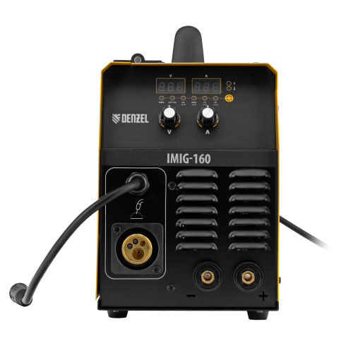 Аппарат инвертор. полуавтомат. cварки IMIG-160 Synergy, 160 А, ПВ 60%, катушка 5 кг Denzel по ценам производителя в Уфе с доставкой по всей России