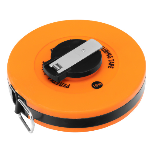 Рулетка геодезическая, 10 м х 12,5 мм, лента ПВХ, закрытый круглый корпус Sparta по ценам производителя в Уфе с доставкой по всей России