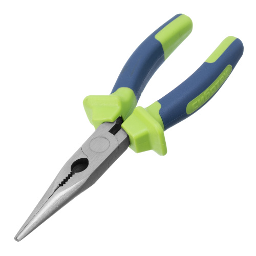 Длинногубцы прямые, 180 мм, двухкомпонентные рукоятки Сибртех по ценам производителя в Уфе с доставкой по всей России