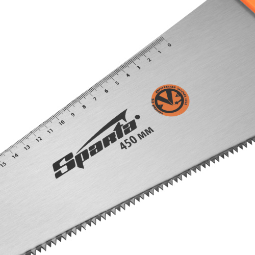 Ножовка по дереву, 450 мм, 7-8 TPI, зуб 2D, каленый зуб, двухкомпонентная рукоятка Sparta по ценам производителя в Уфе с доставкой по всей России