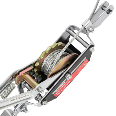 Лебедка рычажная, тяга 2 т, подъем 0.8 т, одинарное храповое колесо Matrix по ценам производителя в Уфе с доставкой по всей России