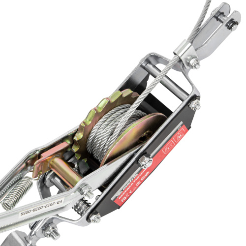 Лебедка рычажная, тяга 2 т, подъем 0.8 т, одинарное храповое колесо Matrix по ценам производителя в Уфе с доставкой по всей России