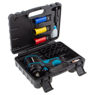 Гайковерт пневматический ударный G985K2, 1/2, 610Нм 9000 об/мин, с набором 17 предметов Gross по ценам производителя в Уфе с доставкой по всей России