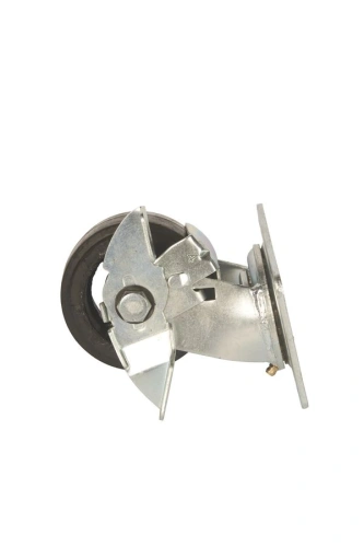 Колесо большегрузное поворотное SCdb 42 100 мм обрезиненное с тормозом (N) по ценам производителя в Уфе с доставкой по всей России