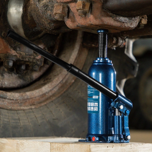 Домкрат гидравлический бутылочный, 10 т, h подъема 222-447 мм Stels по ценам производителя в Уфе с доставкой по всей России