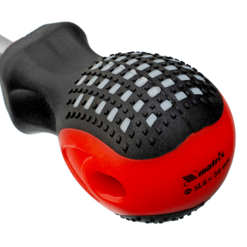 Отвертка Fusion, SL6 х 38 мм, CrV, трехкомпонентная рукоятка "Anti slip" Matrix по ценам производителя в Уфе с доставкой по всей России