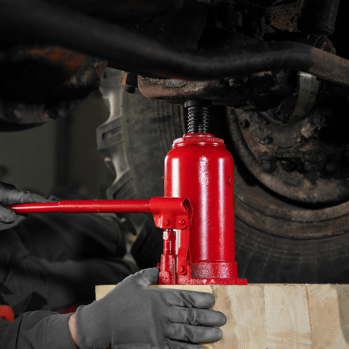 Домкрат гидравлический бутылочный, 20 т, h подъема 250-470 мм Sparta по ценам производителя в Уфе с доставкой по всей России