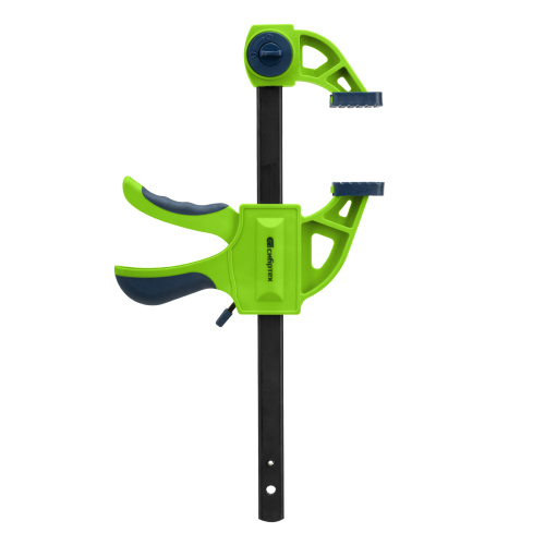 Струбцина F-образная, быстрозажимная, 150 х 70 х 360 мм, пластиковый корпус, фиксатор, двухкомпонентная рукоятка Сибртех по ценам производителя в Уфе с доставкой по всей России