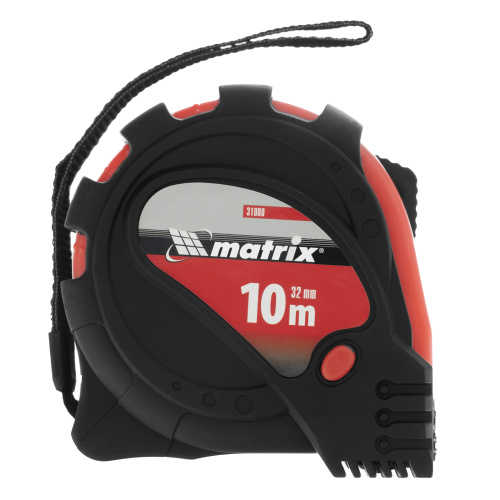 Рулетка Status Magnet 3 fixations,10 м х 32 мм,обрезиненный корпус,зацеп с магнитом Matrix по ценам производителя в Уфе с доставкой по всей России