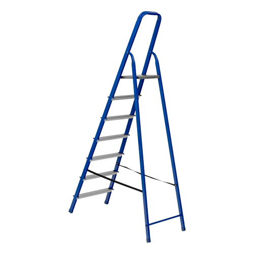 Стремянка, 7 ступеней, стальной профиль, алюминиевые ступени Сибртех по ценам производителя в Уфе с доставкой по всей России