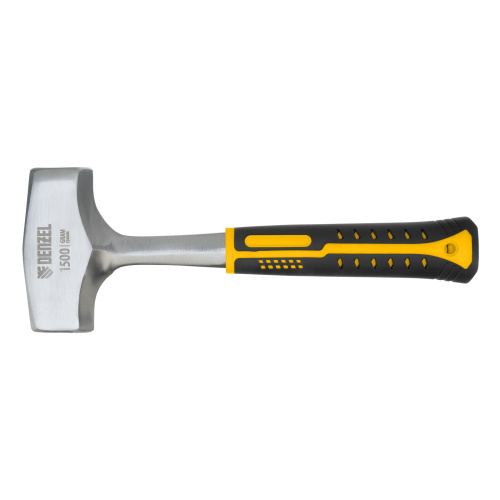 Кувалда 1,5 кг, цельнометаллическая, двухкомпонентная рукоятка Denzel по ценам производителя в Уфе с доставкой по всей России