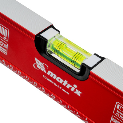 Уровень алюминиевый, фрезерованный, 3 глазка, 400 мм Matrix по ценам производителя в Уфе с доставкой по всей России