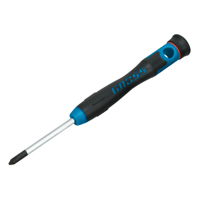 Набор отверток для точной механики, CrMo, двухкомпонентные рукоятки, 6 шт, пластиковый бокс Gross по ценам производителя в Уфе с доставкой по всей России