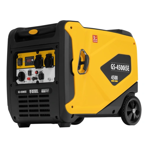 Генератор инверторный GS-4500iSE, 4,5 кВт, 230 В, закрытый корпус, электростартер Denzel по ценам производителя в Уфе с доставкой по всей России