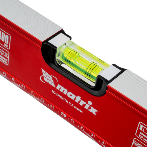 Уровень алюминиевый, фрезерованный, 3 глазка, 400 мм Matrix по ценам производителя в Уфе с доставкой по всей России