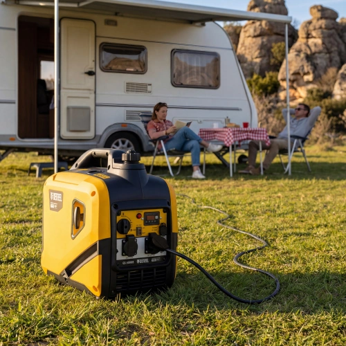 Генератор инверторный GS-3000iS, 3,0 кВт, 230 В, закрытый корпус, ручной старт DENZEL по ценам производителя в Уфе с доставкой по всей России