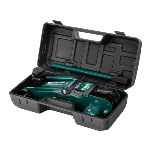 Домкрат гидравлический подкатной, 2 т, 135-320 мм, в пласт. кейсе Сибртех по ценам производителя в Уфе с доставкой по всей России