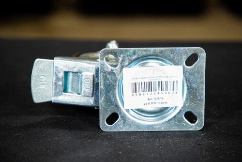 Колесо поворотное резина SRCLb 55 125 мм с тормозом (N) по ценам производителя в Уфе с доставкой по всей России