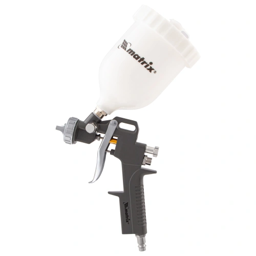 Набор пневмоинструмента, 5 предметов, быстросъемное соединение, краскораспылитель с верхним бачком Matrix по ценам производителя в Уфе с доставкой по всей России