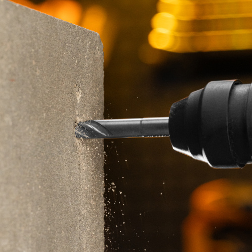 Бур по бетону, цельная крестовая пластина, 10x115 мм, SDS PLUS Denzel по ценам производителя в Уфе с доставкой по всей России