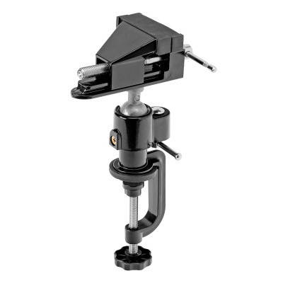 Тиски настольные, многофункциональные, сменная насадка, хомут для дрели, шарнирный механизм, 70 мм Matrix по ценам производителя в Уфе с доставкой по всей России