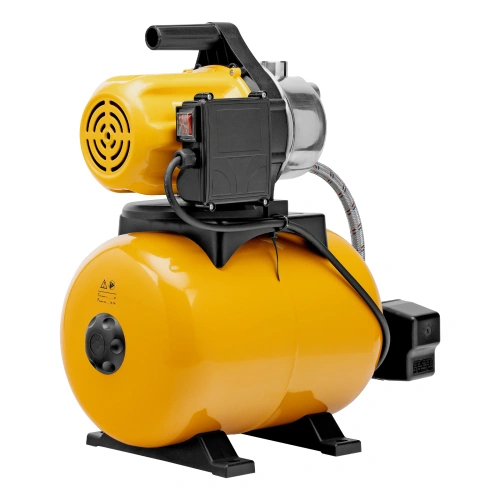 Насосная станция PS800X, 800 Вт, 3200 л/ч, ресивер 24 л, подъем 38 м, нержавейка Denzel по ценам производителя в Уфе с доставкой по всей России