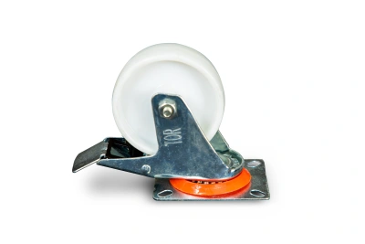 Колесо поворотное полипропилен SRCnb 42 100 мм с тормозом (N) по ценам производителя в Уфе с доставкой по всей России