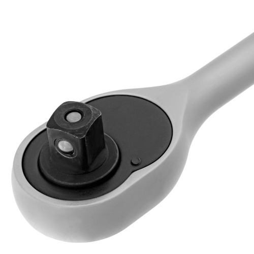 Ключ-трещотка 1/2", 45 зубьев, с быстрым сбросом, матовый хром Сибртех по ценам производителя в Уфе с доставкой по всей России