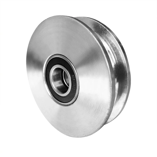 Шкив ролик д.120 мм с подшипниками для протяжки троса по ценам производителя в Уфе с доставкой по всей России