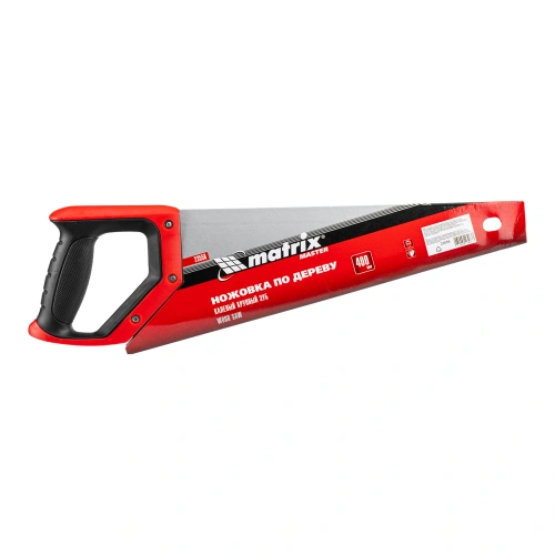 Ножовка по дереву, 400 мм, зуб 2D, каленый крупный зуб 5-6 TPI, двухкомпонентная рукоятка Matrix по ценам производителя в Уфе с доставкой по всей России