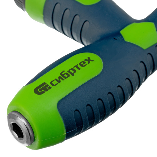 Отвертка Т-образная реверсивная с набором бит, торцевых головок, 33 предмета, CrV Сибртех по ценам производителя в Уфе с доставкой по всей России