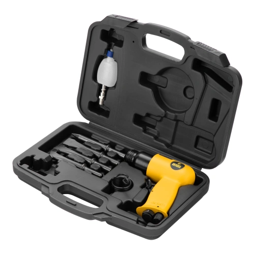 Пневматический молоток НР4500 + набор насадок, 113 л/мин, 4500 уд/мин Denzel по ценам производителя в Уфе с доставкой по всей России