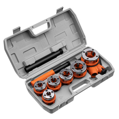 Набор клуппов 1/4-3/8-1/2-3/4-1-1.25", плашкодержатель с трещоткой, 9 предметов Sparta по ценам производителя в Уфе с доставкой по всей России