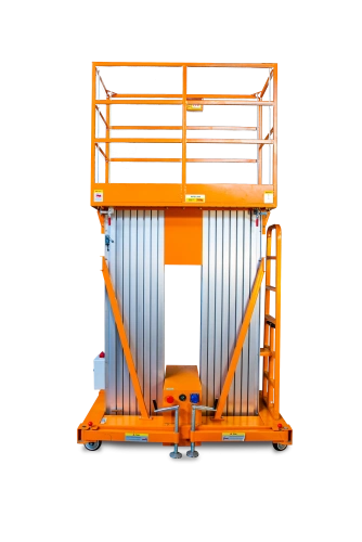 Подъемник мачтовый аккумуляторный 200 кг, 6/8 м, 24/80 В/Ач TOR GTWY6-200S DC 2-мачтовый по ценам производителя в Уфе с доставкой по всей России