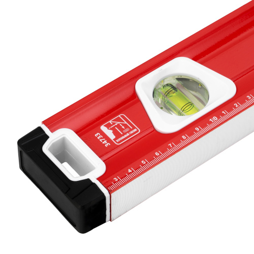 Уровень алюминиевый, магнит, фрезерованный, 3 глазка (1 зеркальный) двухкомпонентные рукоятки, 1000 мм Matrix по ценам производителя в Уфе с доставкой по всей России