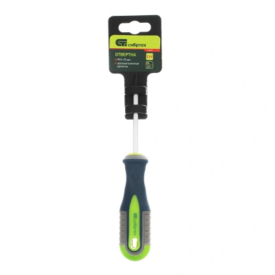 Отвертка, PH1 х 75 мм, CrV, трехкомпонентная рукоятка Сибртех по ценам производителя в Уфе с доставкой по всей России