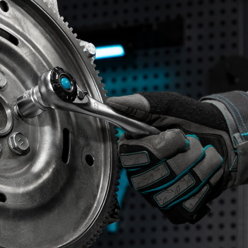 Набор торцевых головок, трещотка 120 зубьев, 3/8", CrV, 12 предметов Gross по ценам производителя в Уфе с доставкой по всей России