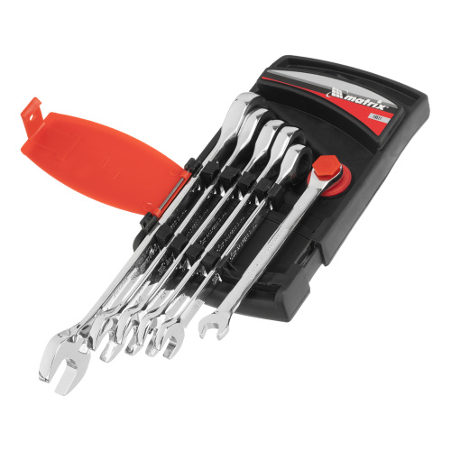 Набор ключей комбинированных, трещеточных 6 шт Matrix по ценам производителя в Уфе с доставкой по всей России