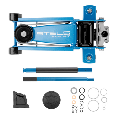 Домкрат гидравлический подкатной, 3 т, 120-450 мм, быстрый подъем, проф. Stels по ценам производителя в Уфе с доставкой по всей России