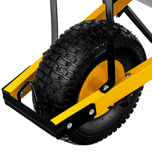 Тачка строительная, усиленная, объем 140 л, 230 кг, колесо 15х6.00-6 Denzel по ценам производителя в Уфе с доставкой по всей России