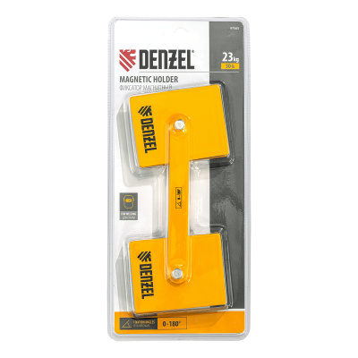 Фиксатор магнитный регулируемый для сварочных работ усилие 50 LB Denzel по ценам производителя в Уфе с доставкой по всей России