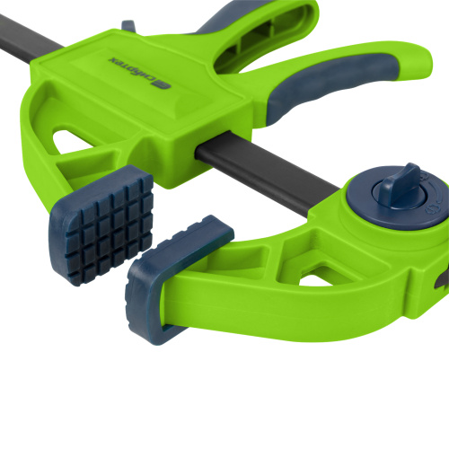 Струбцина F-образная, быстрозажимная, 150 х 70 х 360 мм, пластиковый корпус, фиксатор, двухкомпонентная рукоятка Сибртех по ценам производителя в Уфе с доставкой по всей России