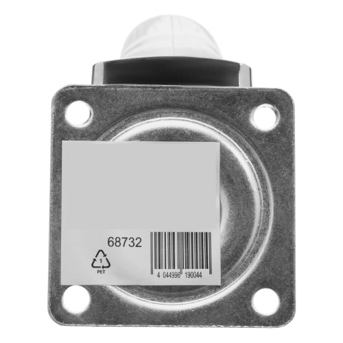 Колесо ПУ прозрачное поворотное d-50 мм, крепление платформенное Сибртех по ценам производителя в Уфе с доставкой по всей России