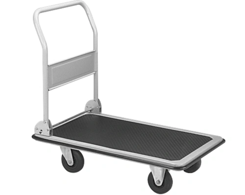 Тележка платформенная 950 кг TOR PH950 (1100х650) со складной ручкой (пластиковые колеса 150 мм) по ценам производителя в Уфе с доставкой по всей России