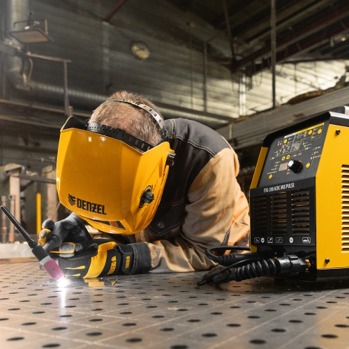 Аппарат инвертор. аргонодуговой сварки ITIG-200 ACDC Mix Pulse, 200 А, ПВ 60% Denzel по ценам производителя в Уфе с доставкой по всей России